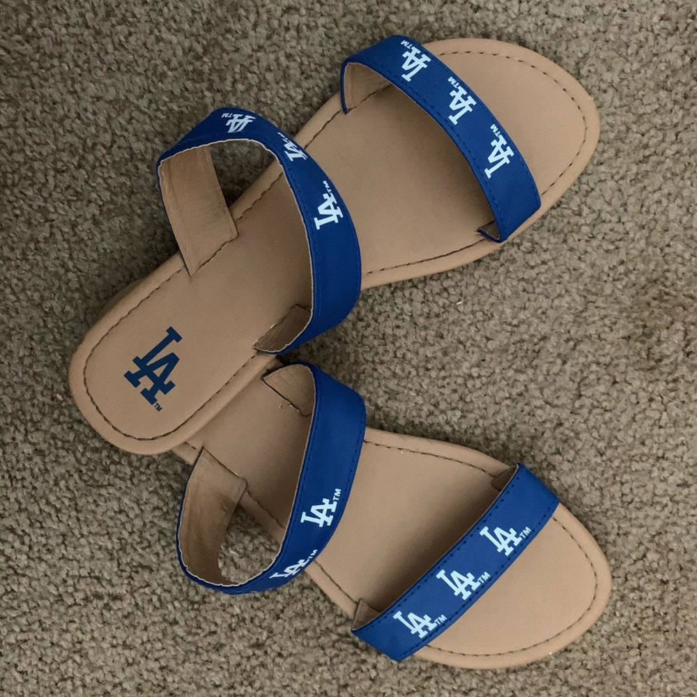 LA Dodgers Sandals